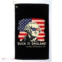 Suck It England Funny 4th of July Funny George Washington Golf Towel thumb 0