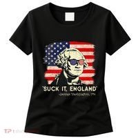 Suck It England Funny 4th of July Funny George Washington Women's T-Shirt thumb 0