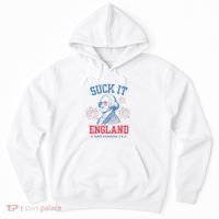 Suck It England Red White & Blue George Washington 4th July Hoodie thumb 0