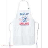 Suck It England Red White & Blue George Washington 4th July Apron thumb 0