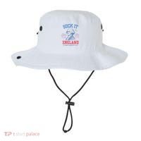 Suck It England Red White & Blue George Washington 4th July Bucket Hat thumb 0