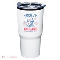 Suck It England Red White & Blue George Washington 4th July Tumbler thumb 0