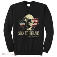 Suck It England Funny George Washington 1776 Usa Sweatshirt thumb 0