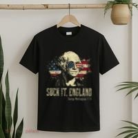 Suck It England Funny George Washington 1776 Usa T-Shirt thumb 2
