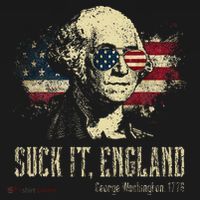 Suck It England Funny George Washington 1776 Usa Women's Hoodie thumb 2