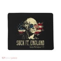 Suck It England Funny George Washington 1776 Usa Mousepad thumb 0
