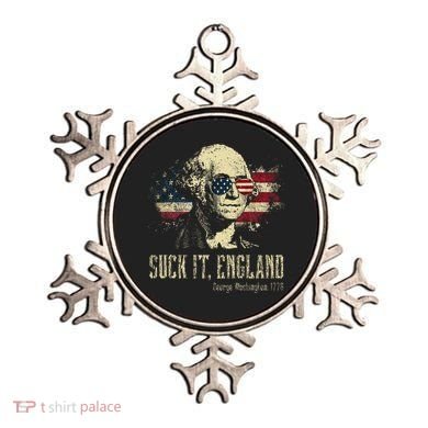 Suck It England Funny George Washington 1776 Usa Ornament
