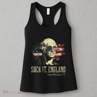 Suck It England Funny George Washington 1776 Usa Women's Tank Top thumb 3