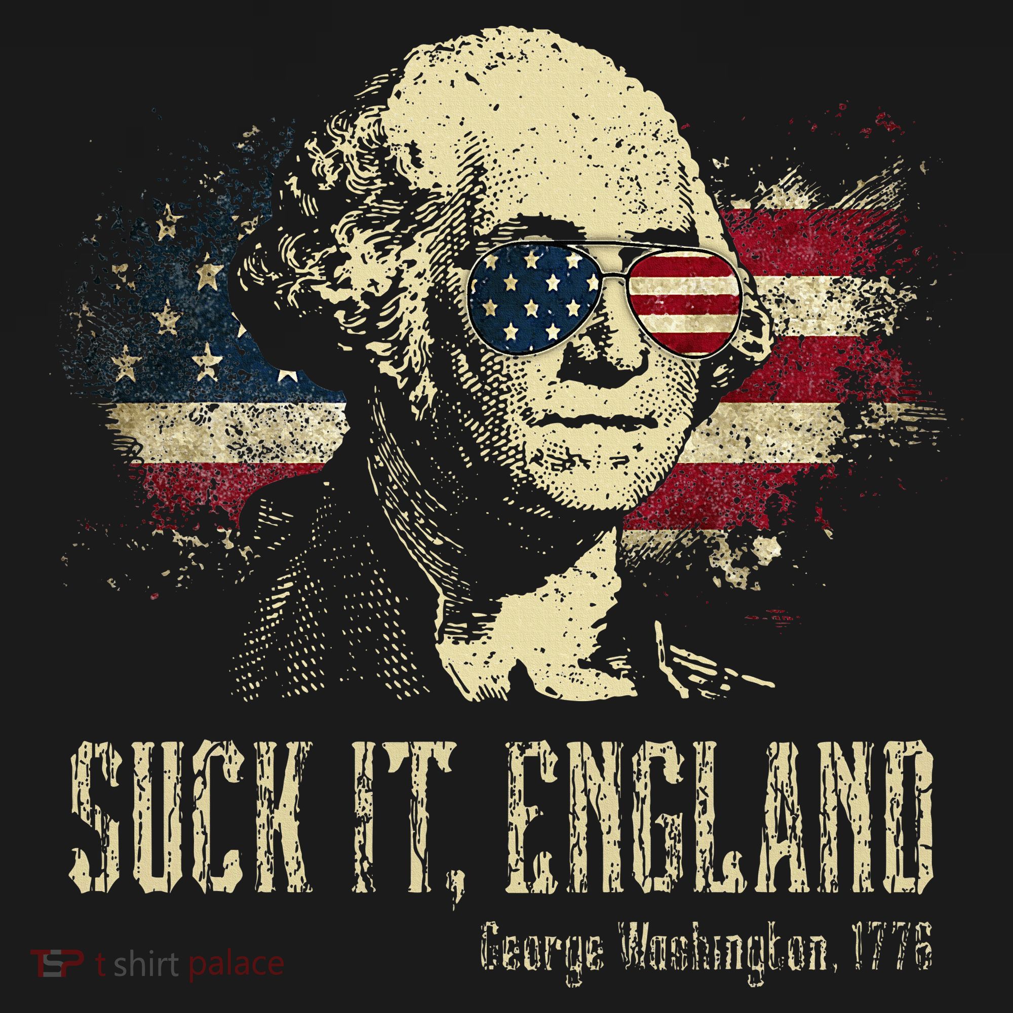 Suck It England Funny George Washington 1776 Usa Women's Tank Top