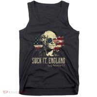 Suck It England Funny George Washington 1776 Usa Tank Top thumb 0