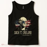 Suck It England Funny George Washington 1776 Usa Tank Top thumb 2