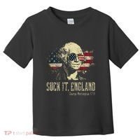 Suck It England Funny George Washington 1776 Usa Toddler T-Shirt thumb 0