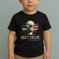 Suck It England Funny George Washington 1776 Usa Toddler T-Shirt thumb 2