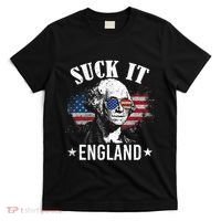 Suck It England Funny 4th Of July George Washington T-Shirt thumb 0