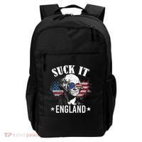 Suck It England Funny 4th Of July George Washington Backpack thumb 0