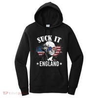 Suck It England Funny 4th Of July George Washington Women's Hoodie thumb 0