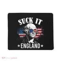 Suck It England Funny 4th Of July George Washington Mousepad thumb 0