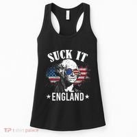 Suck It England Funny 4th Of July George Washington Women's Tank Top thumb 0