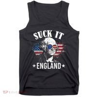 Suck It England Funny 4th Of July George Washington Tank Top thumb 0