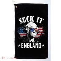 Suck It England Funny 4th Of July George Washington Golf Towel thumb 0