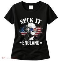 Suck It England Funny 4th Of July George Washington Women's T-Shirt thumb 0