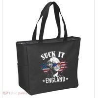 Suck It England Funny 4th Of July George Washington Tote Bag thumb 2