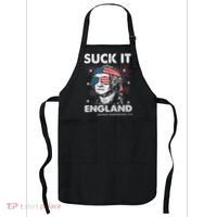Suck It England Funny 4th July George Washington Apron thumb 0