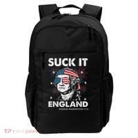 Suck It England Funny 4th July George Washington Backpack thumb 0