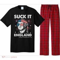 Suck It England Funny 4th July George Washington Pajama Set thumb 0
