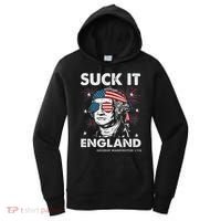 Suck It England Funny 4th July George Washington Women's Hoodie thumb 0