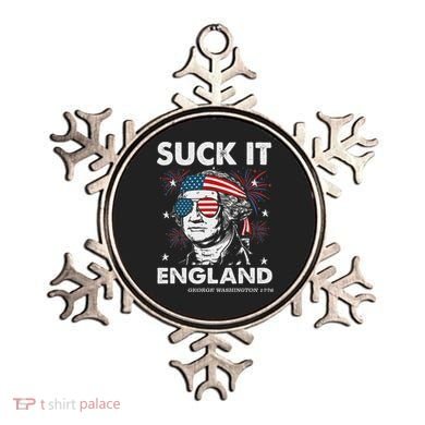 Suck It England Funny 4th July George Washington Ornament