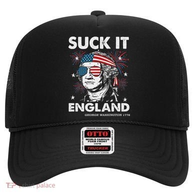 Suck It England Funny 4th July George Washington Hat