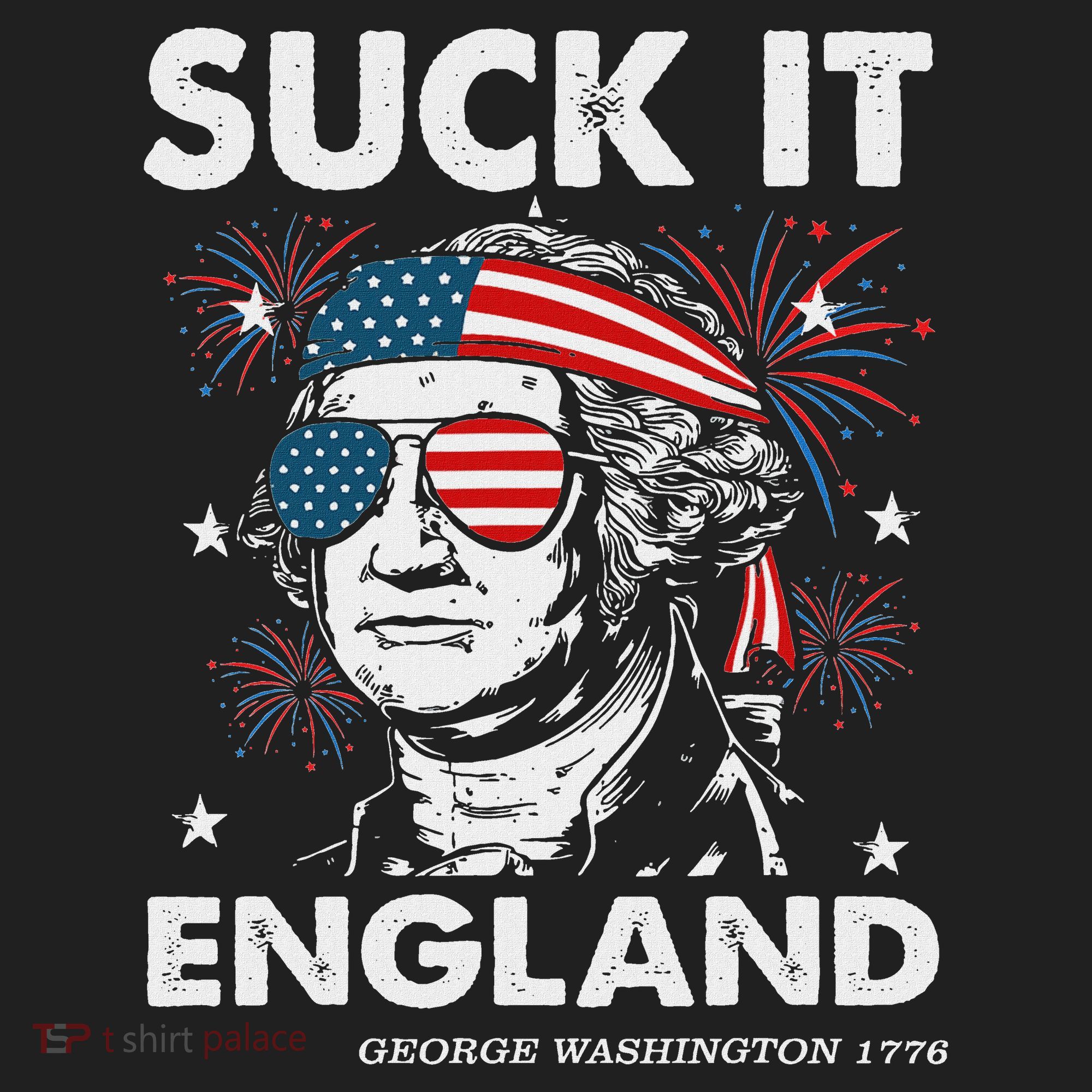 Suck It England Funny 4th July George Washington Hat