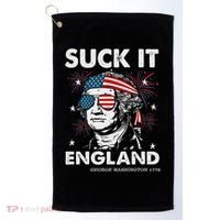 Suck It England Funny 4th July George Washington Golf Towel thumb 0
