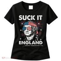 Suck It England Funny 4th July George Washington Women's T-Shirt thumb 0