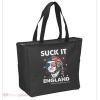 Suck It England Funny 4th July George Washington Tote Bag thumb 2