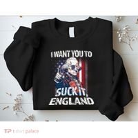 Suck It England Funny George Washington Usa Flag 4th Of July Sweatshirt thumb 2