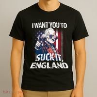 Suck It England Funny George Washington Usa Flag 4th Of July T-Shirt thumb 3
