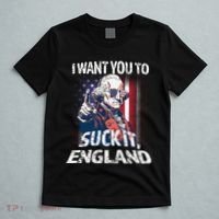 Suck It England Funny George Washington Usa Flag 4th Of July T-Shirt thumb 5