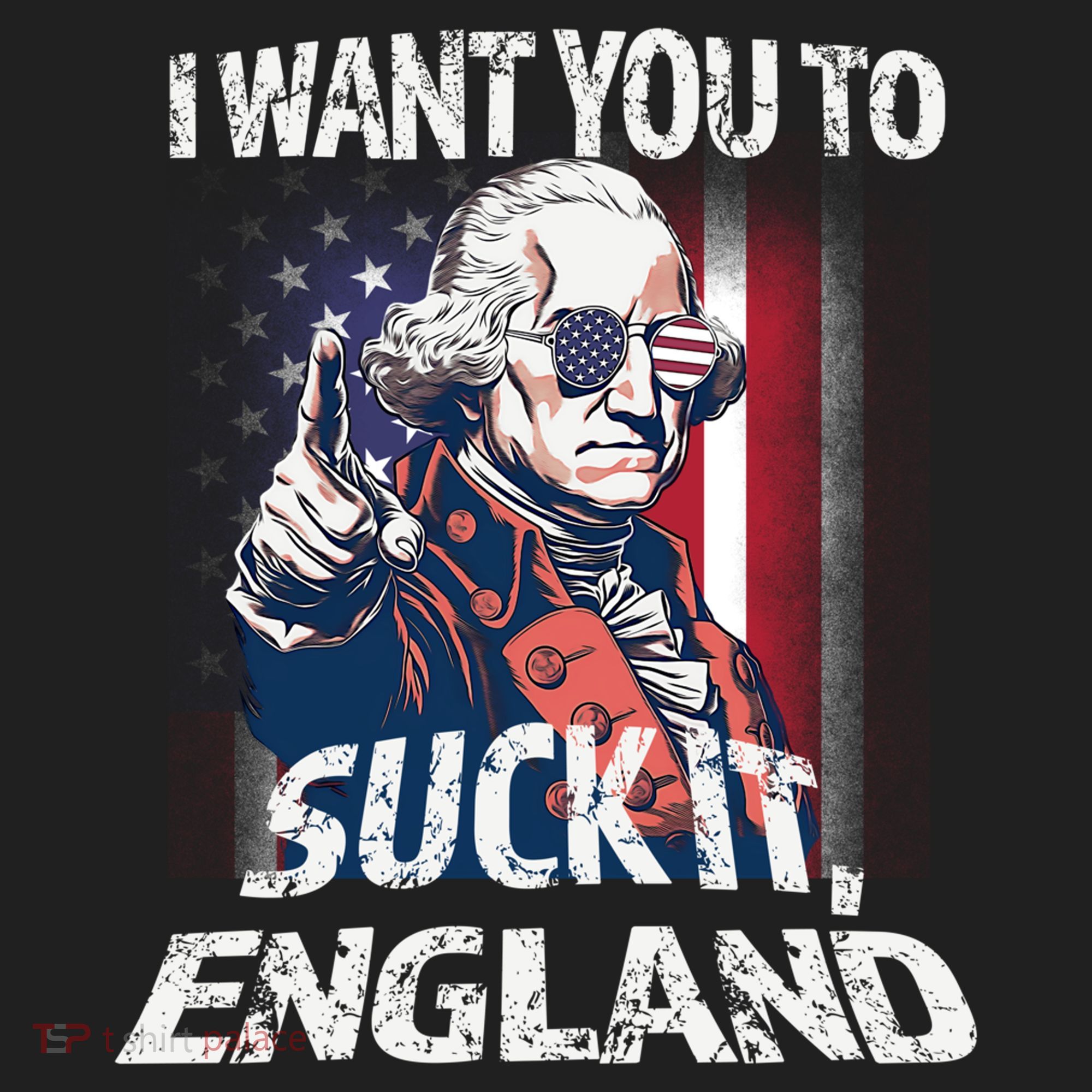 Suck It England Funny George Washington Usa Flag 4th Of July Hat