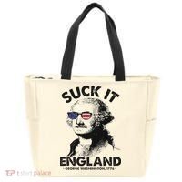 Suck It England Funny 4th Of July George Washington 1776 Tote Bag thumb 0