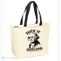 Suck It England Funny 4th Of July George Washington 1776 Tote Bag thumb 2