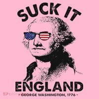 Suck It England Funny 4th Of July George Washington 1776 Coaster thumb 2