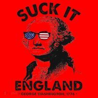Suck It England Funny 4th Of July George Washington 1776 Santa Hat thumb 1