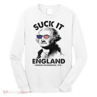 Suck It England Funny 4th Of July George Washington 1776 Long Sleeve Shirt thumb 0