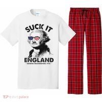 Suck It England Funny 4th Of July George Washington 1776 Pajama Set thumb 0