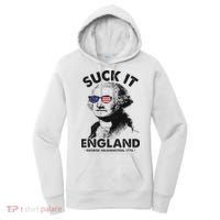 Suck It England Funny 4th Of July George Washington 1776 Women's Hoodie thumb 0