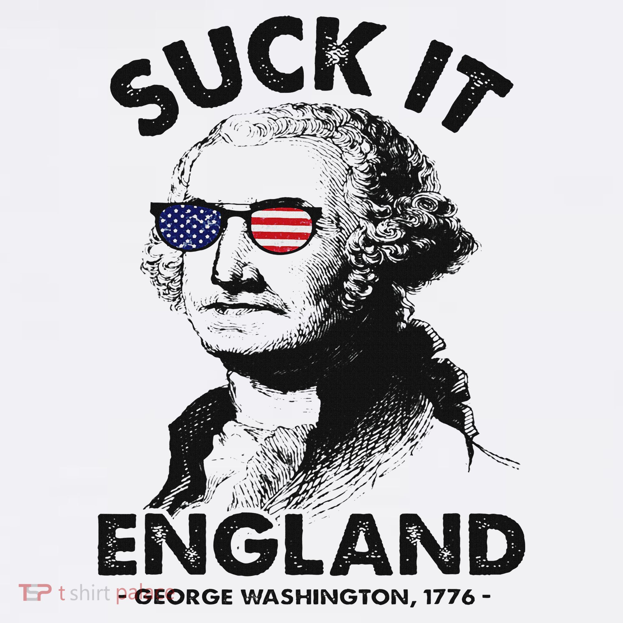 Suck It England Funny 4th Of July George Washington 1776 Women's Hoodie