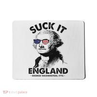 Suck It England Funny 4th Of July George Washington 1776 Mousepad thumb 0