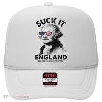 Suck It England Funny 4th Of July George Washington 1776 Hat thumb 0